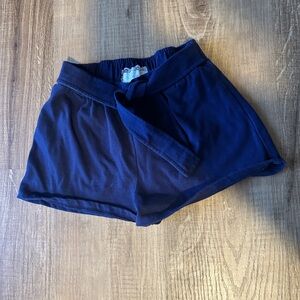 Girls size 7 Btween Navy Blue Tie‎ Shorts
